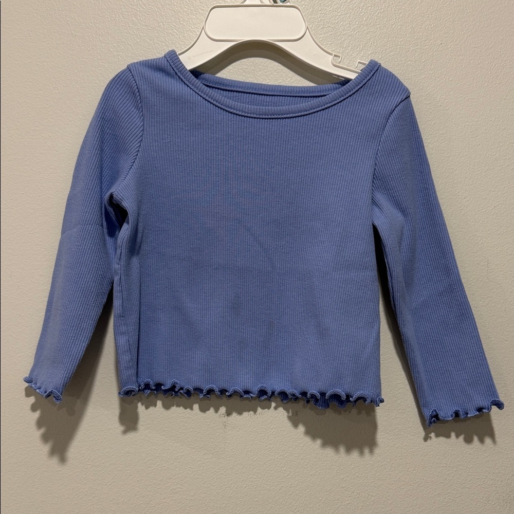 Blue Long Sleeve Kids Top